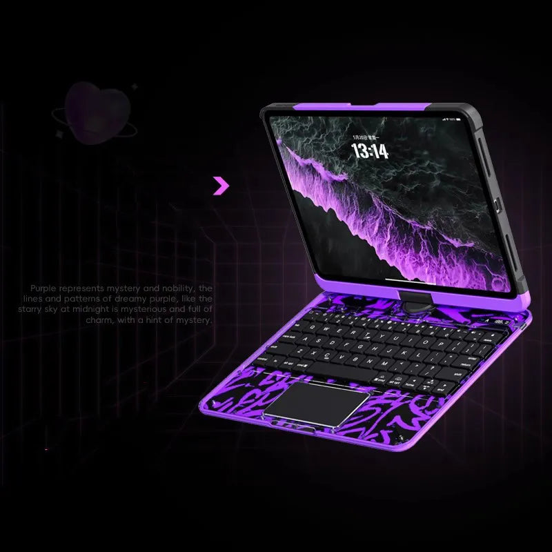 iPad Hard Keyboard Case with Touchpad