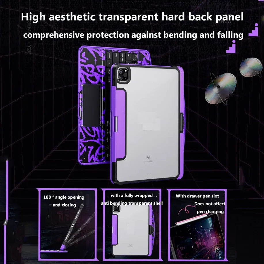 iPad Hard Keyboard Case with Touchpad