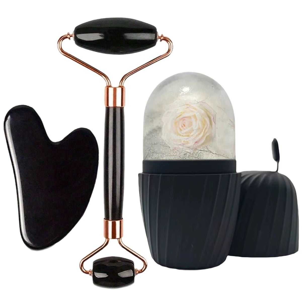 Ice Face Roller & Gua Sha Set