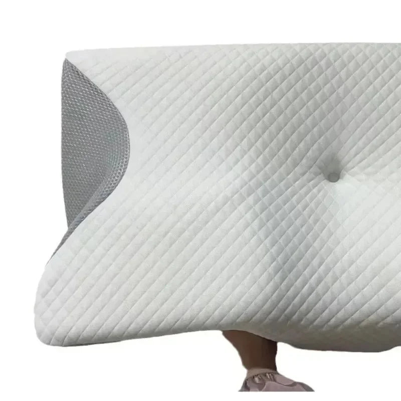 Contoured Memory Foam Neck Support Pillow
