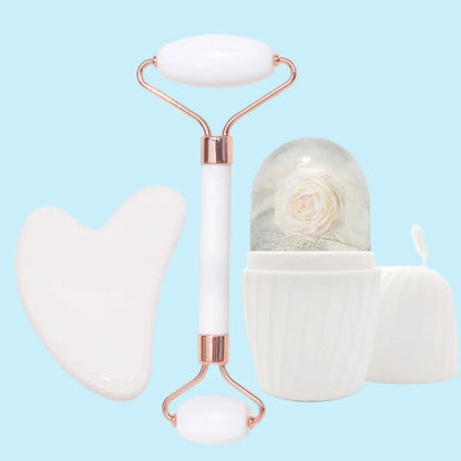 Ice Face Roller & Gua Sha Set