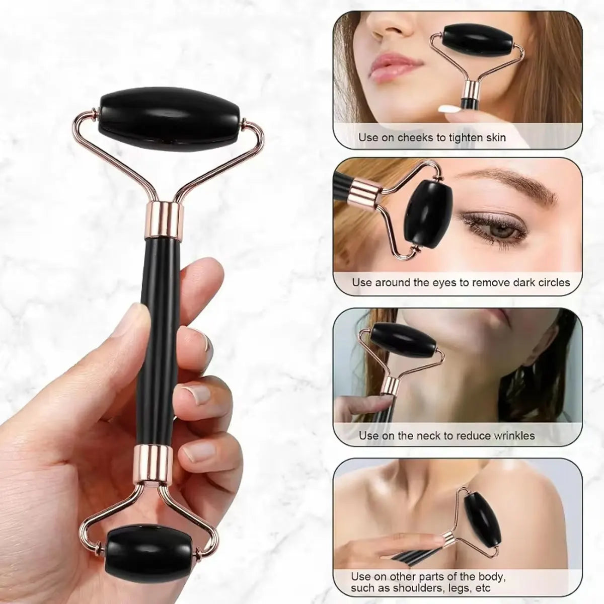Ice Face Roller & Gua Sha Set